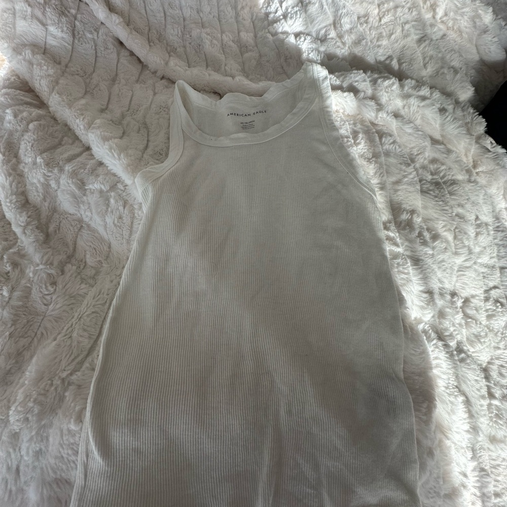 White American Eagle Tank Top